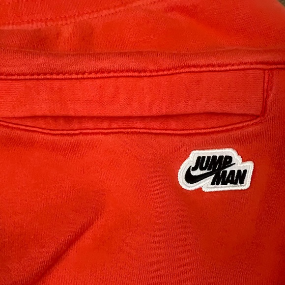 Rare Vintage 90s Air Jordan Vintage Sweatpants Joggers NBA World Champs Orange - Picture 6 of 11